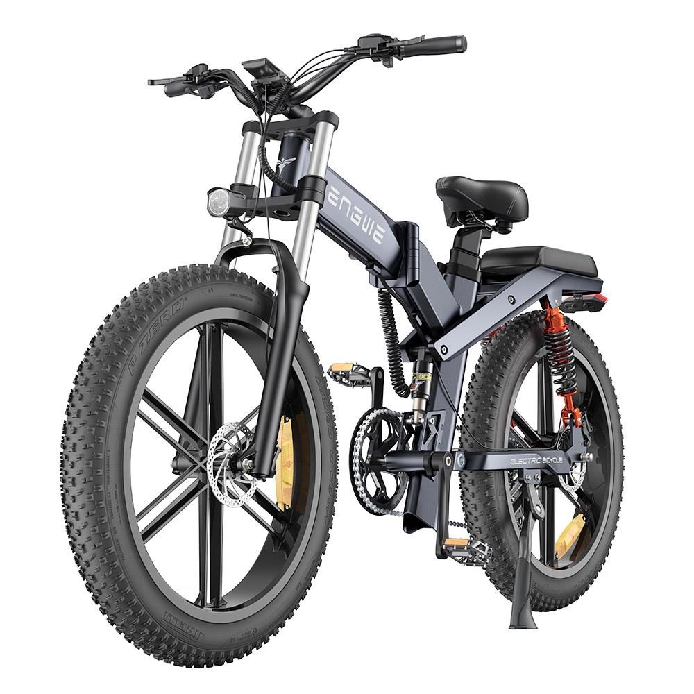 ENGWE X26 Electric Bike 48V 1000W Motor MTB 19Ah & 7.5Ah Dual Battery for 57.7 Miles Range, 26*4.0 inch Fat Tire